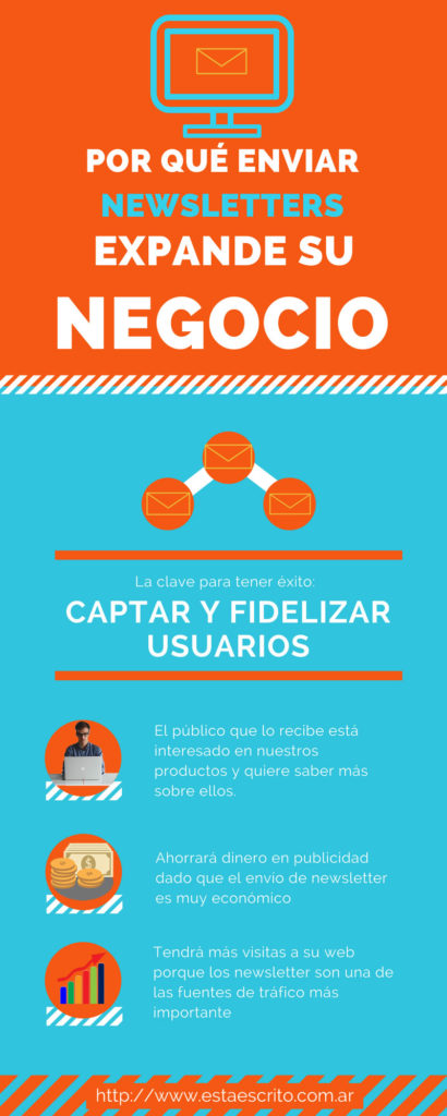 Infografía sobre envío de newsletters